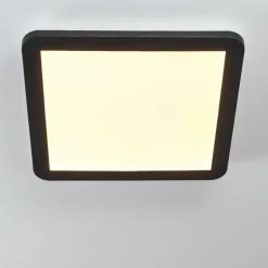 Plafonnier Siguna LED Noir, Blanc, 1 lumière