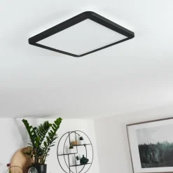 Plafonnier Siguna LED Noir, Blanc, 1 lumière