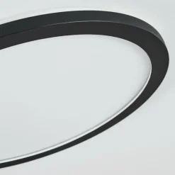 Plafonnier Siguna LED Noir, Blanc, 1 lumière