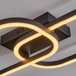 Plafonnier Silla LED Noir, 1 lumière