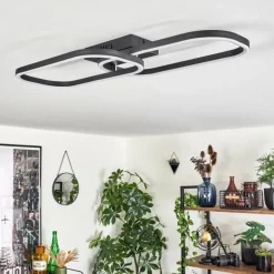 Plafonnier Silla LED Noir, 1 lumière