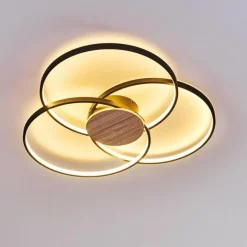 Plafonnier Skanes LED Noir, 1 lumière