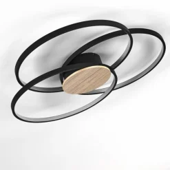 Plafonnier Skanes LED Noir, 1 lumière