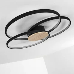 Plafonnier Skanes LED Noir, 1 lumière