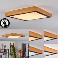 Plafonnier Sobredo LED Écru, Noir, 1 lumière