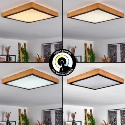 Plafonnier Sobredo LED Écru, Noir, 1 lumière