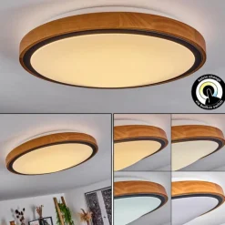 Plafonnier Sobredo LED Écru, Noir, Blanc, 1 lumière