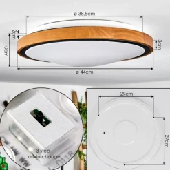 Plafonnier Sobredo LED Écru, Noir, Blanc, 1 lumière