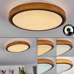 Plafonnier Sobredo LED Écru, Noir, Blanc, 1 lumière