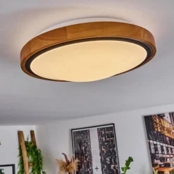 Plafonnier Sobredo LED Écru, Noir, Blanc, 1 lumière