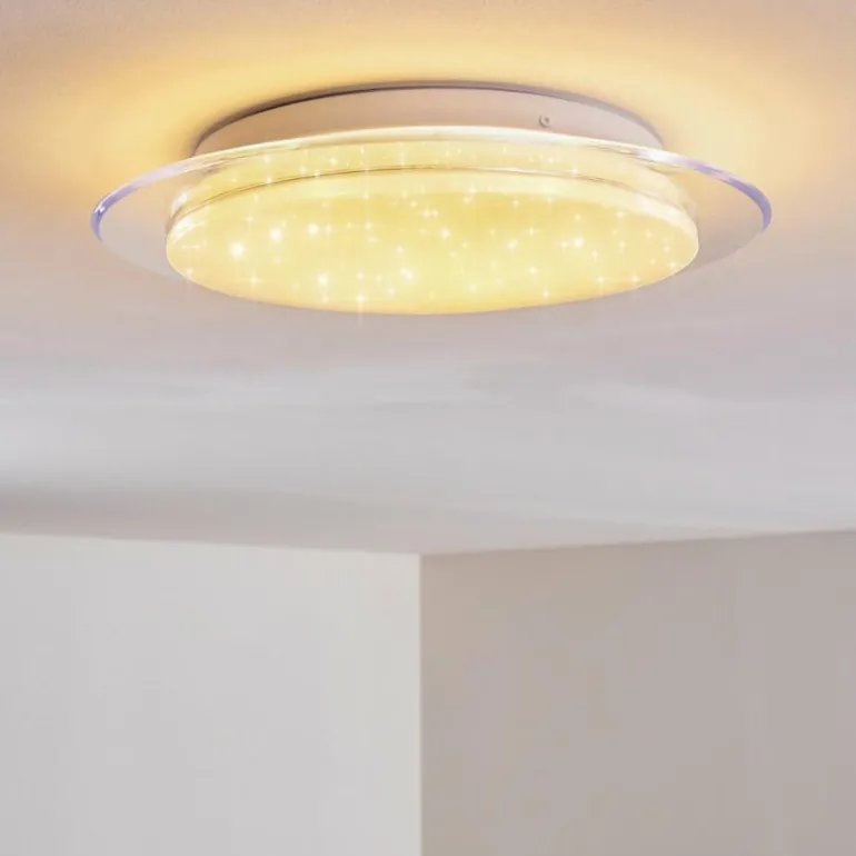 Plafonnier Soleil LED Blanc, 1 lumière
