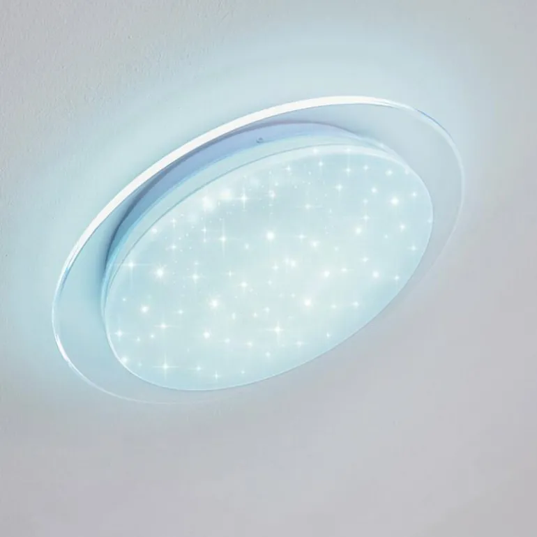 Plafonnier Soleil LED Blanc, 1 lumière