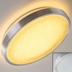 Plafonnier Sora Star LED Aluminium, 1 lumière