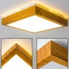 Plafonnier Sora Wood LED Bois clair, 1 lumière