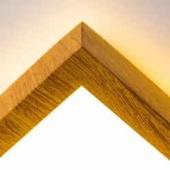 Plafonnier Sora Wood LED Bois clair, 1 lumière