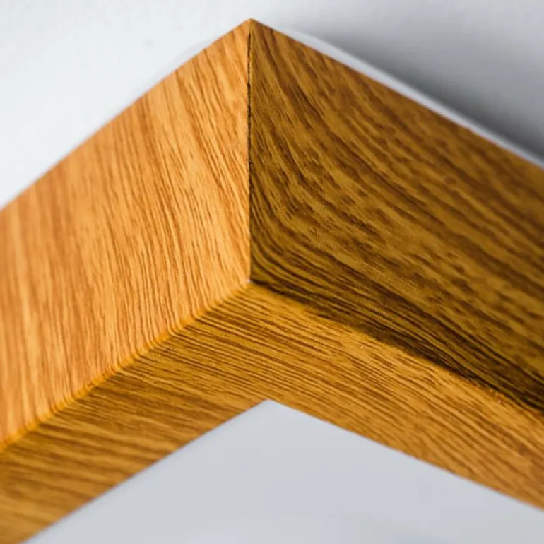 Plafonnier Sora Wood LED Bois clair, 1 lumière