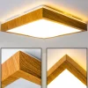 Plafonnier Sora Wood LED Bois clair, 1 lumière