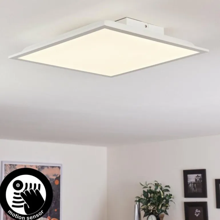 Plafonnier Sordos LED Blanc, 1 lumière, Détecteur de mouvement