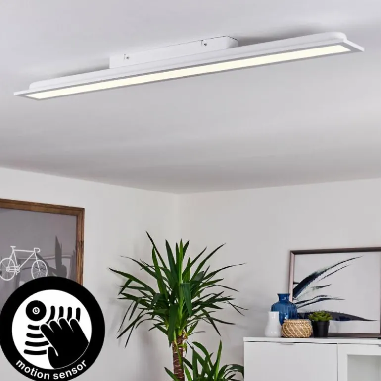 Plafonnier Sordos LED Blanc, 1 lumière, Détecteur de mouvement