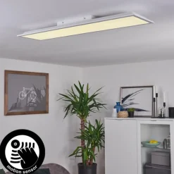 Plafonnier Sordos LED Blanc, 1 lumière, Détecteur de mouvement