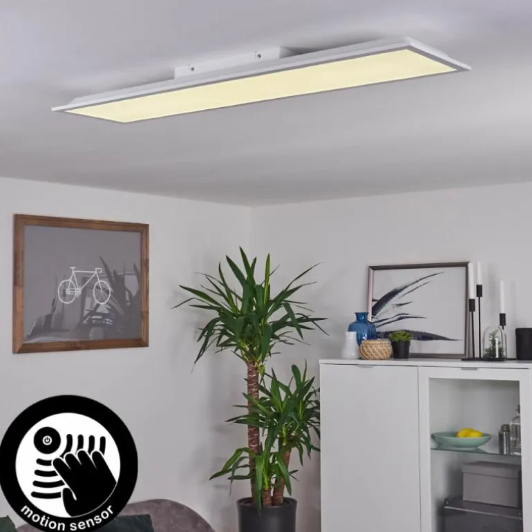 Plafonnier Sordos LED Blanc, 1 lumière, Détecteur de mouvement