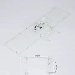 Plafonnier Sordos LED Blanc, 1 lumière, Détecteur de mouvement