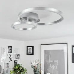 Plafonnier Sorte LED Nickel mat, 1 lumière