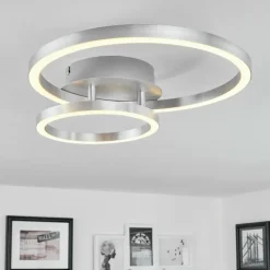Plafonnier Sorte LED Nickel mat, 1 lumière