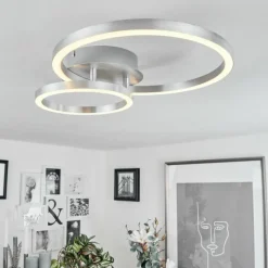Plafonnier Sorte LED Nickel mat, 1 lumière