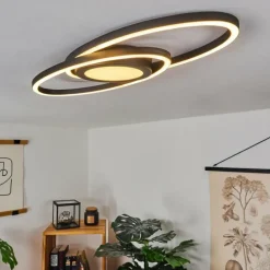 Plafonnier Sorte LED Noir, Blanc, 1 lumière