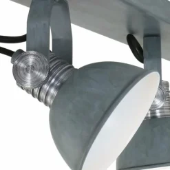 Plafonnier Steinhauer Brooklyn Gris, 1 lumière