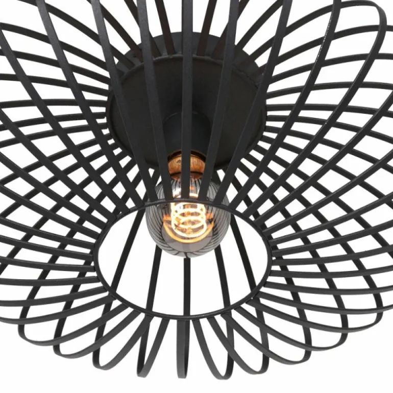 Plafonnier Steinhauer Dunbar Noir, 1 lumière