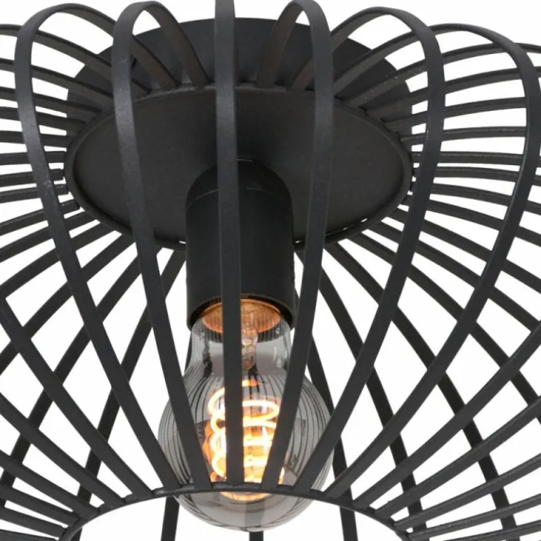 Plafonnier Steinhauer Dunbar Noir, 1 lumière