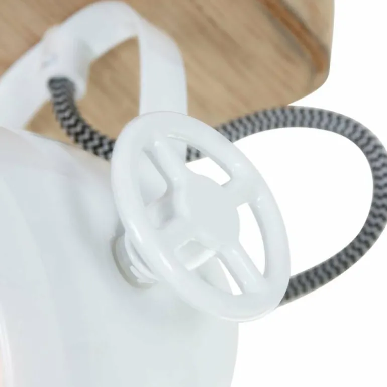 Plafonnier Steinhauer Gearwood LED Blanc, 1 lumière