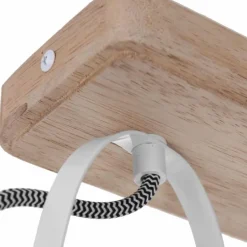 Plafonnier Steinhauer Gearwood LED Blanc, 2 lumières