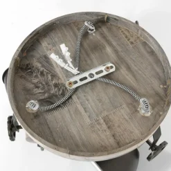 Plafonnier Steinhauer Gearwood Anthracite, Brun, 3 lumières