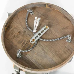 Plafonnier Steinhauer Gearwood Brun, Vert, 3 lumières