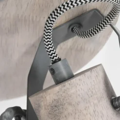 Plafonnier Steinhauer Gearwood Brun, Gris, 3 lumières