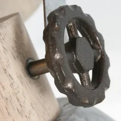 Plafonnier Steinhauer Gearwood Brun, Nickel mat, 3 lumières