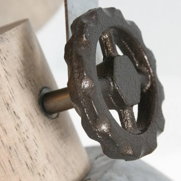 Plafonnier Steinhauer Gearwood Brun, Nickel mat, 3 lumières