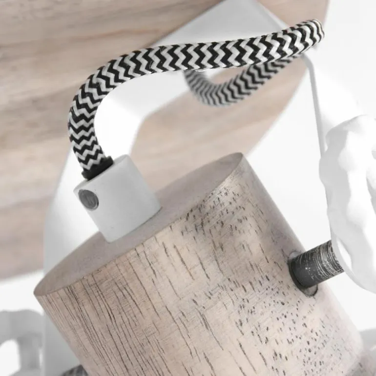 Plafonnier Steinhauer Gearwood Brun, Blanc, 3 lumières