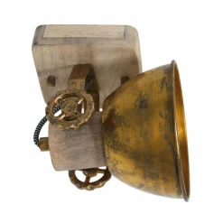 Plafonnier Steinhauer Gearwood Bronze, 1 lumière