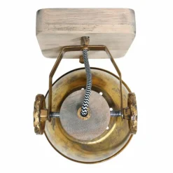 Plafonnier Steinhauer Gearwood Bronze, 1 lumière