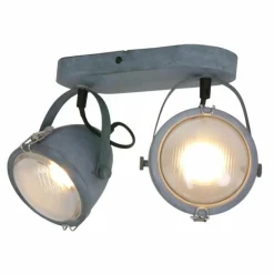 Plafonnier Steinhauer Mexlite Gris, 2 lumières