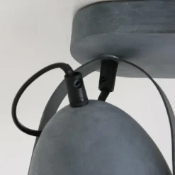 Plafonnier Steinhauer Mexlite Gris, 2 lumières