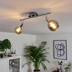 Plafonnier Stranderod Chrome, 2 lumières