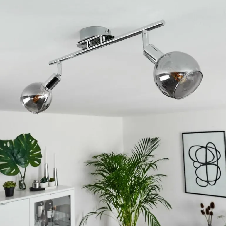 Plafonnier Stranderod Chrome, 2 lumières
