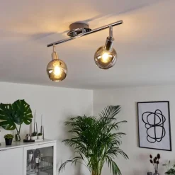 Plafonnier Stranderod Chrome, 2 lumières