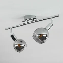 Plafonnier Stranderod Chrome, 2 lumières