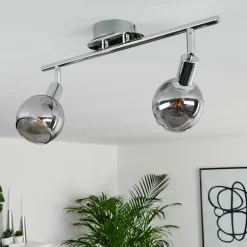 Plafonnier Stranderod Chrome, 2 lumières